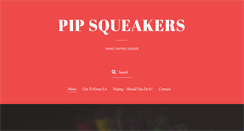 Desktop Screenshot of pipsqueakers.com